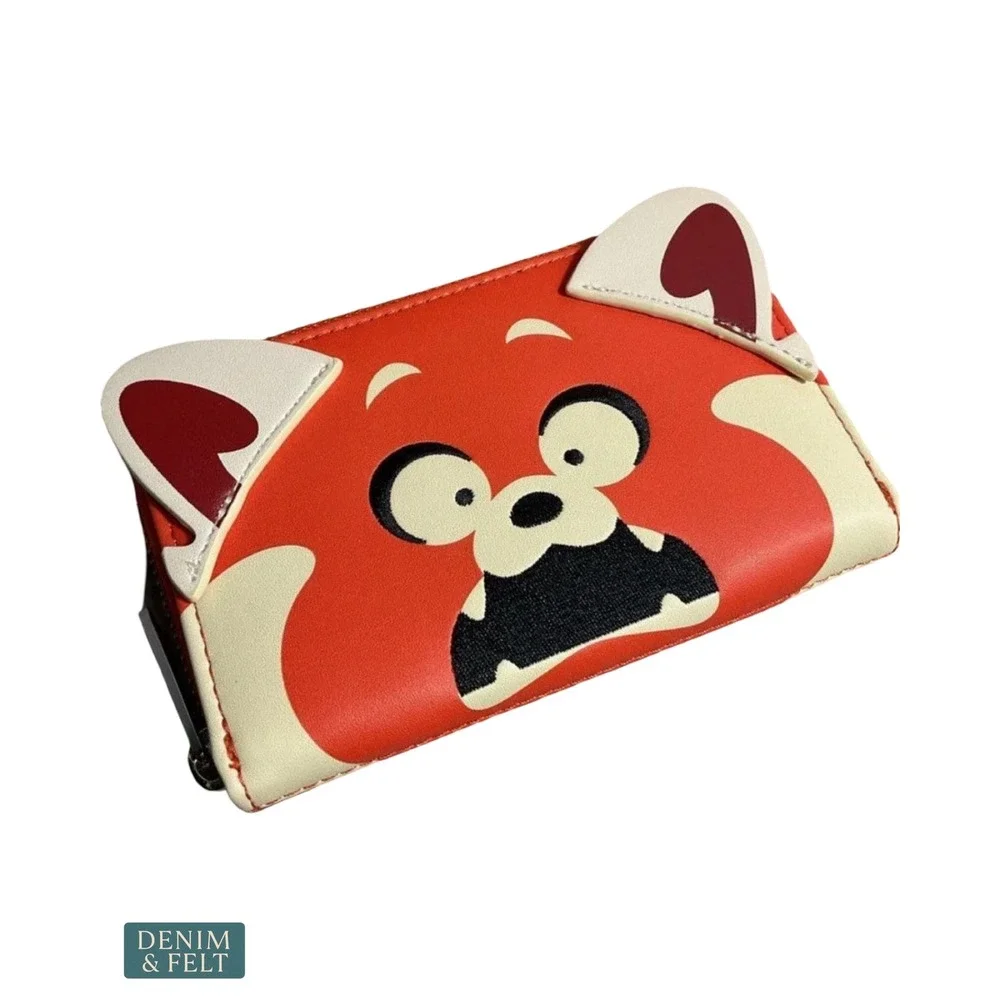 NEW Loungefly Disney Pixar Turning Red Mei Red‎ Panda Mini Backpack & Wallet Set